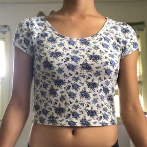 Floral crop top
